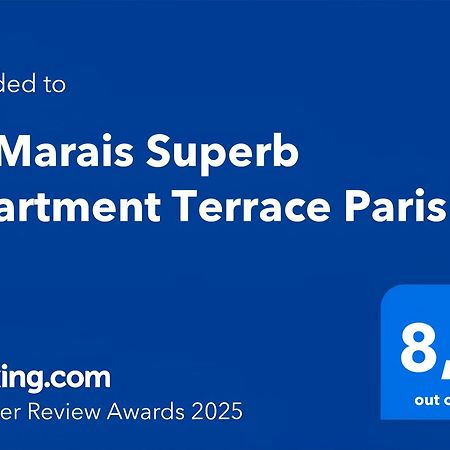 Le Marais Superb Apartment Terrace Paris Free Netflix Ngoại thất bức ảnh