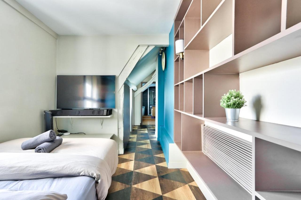 Le Marais Superb Apartment Terrace Paris Free Netflix Ngoại thất bức ảnh