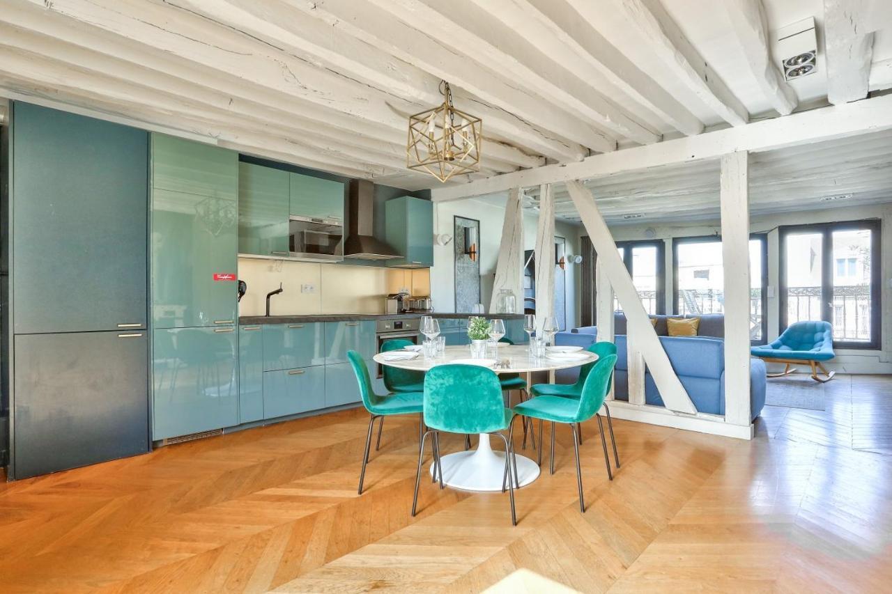 Le Marais Superb Apartment Terrace Paris Free Netflix Ngoại thất bức ảnh