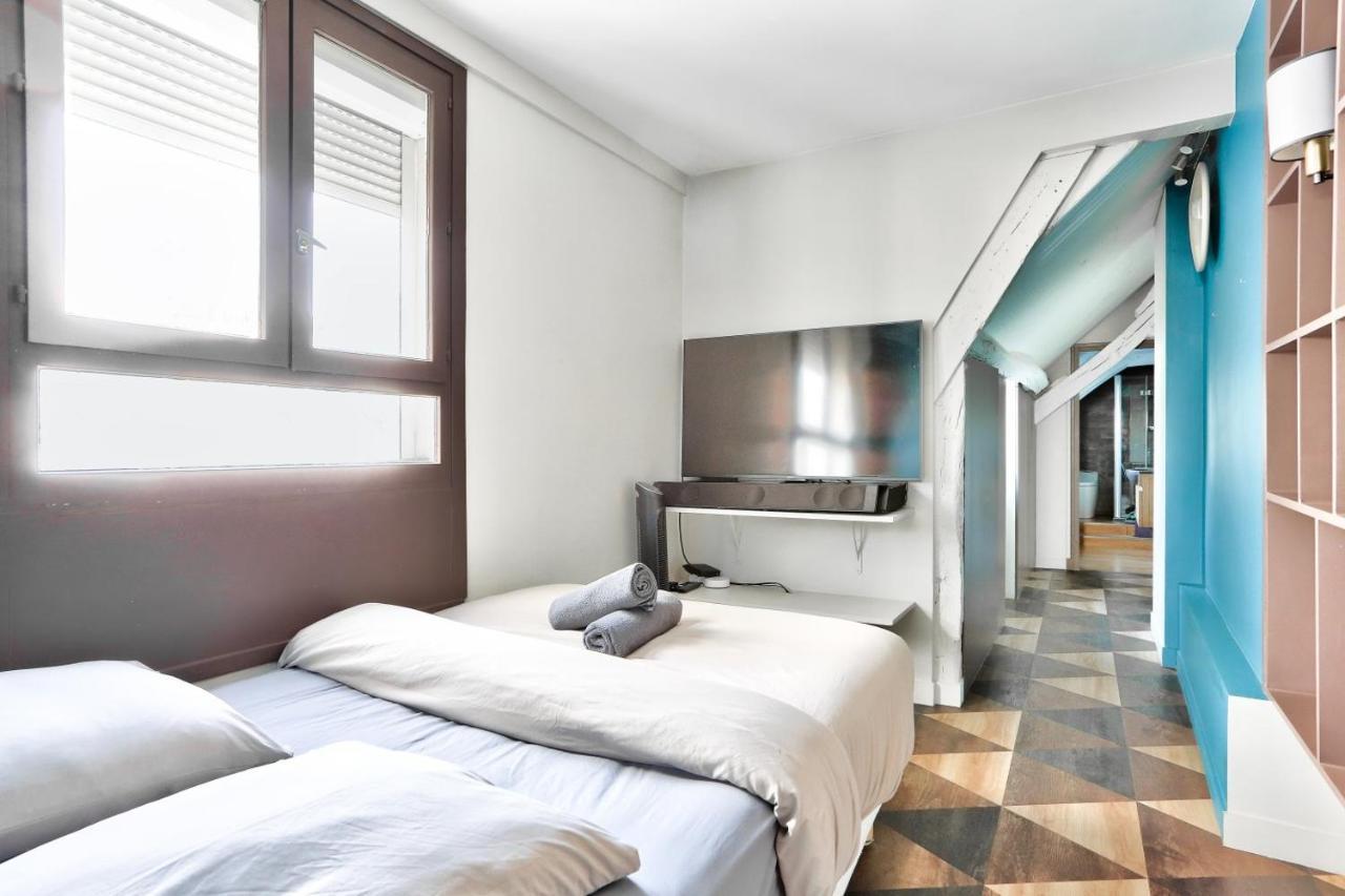 Le Marais Superb Apartment Terrace Paris Free Netflix Ngoại thất bức ảnh