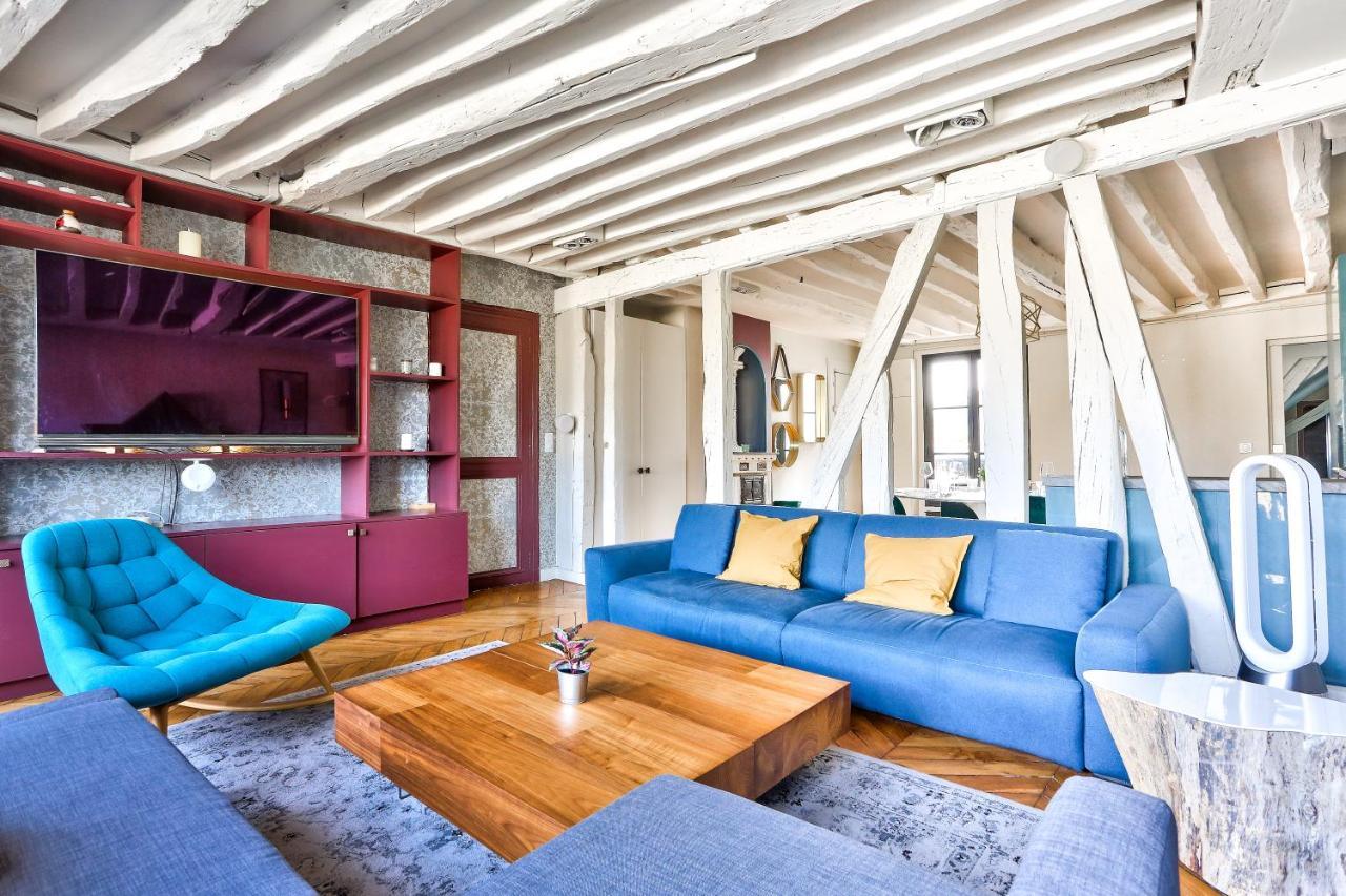 Le Marais Superb Apartment Terrace Paris Free Netflix Ngoại thất bức ảnh