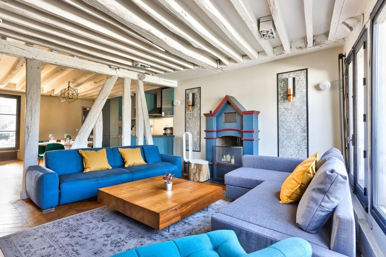 Le Marais Superb Apartment Terrace Paris Free Netflix Ngoại thất bức ảnh